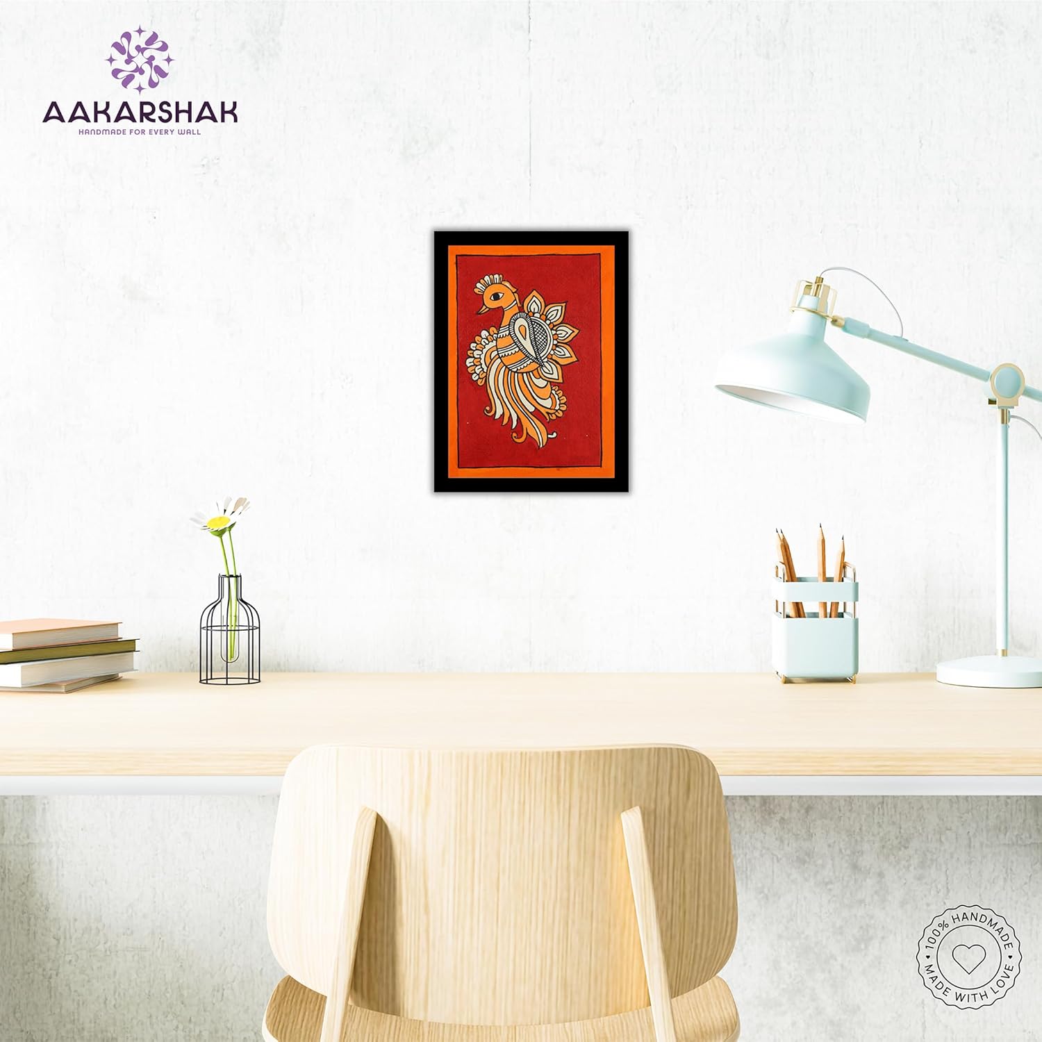 1749112892_AAKARSHAK-Handmade-Kalamkari-Peacock-Painting-–-15x20-CM-Framed-with-Tabletop-Stand-Traditional-Indian-Folk-Art-Wall-Decor-for-Living-Room-Bedroom-Gifting-–-A5-Small-6x8-Inch.jpg