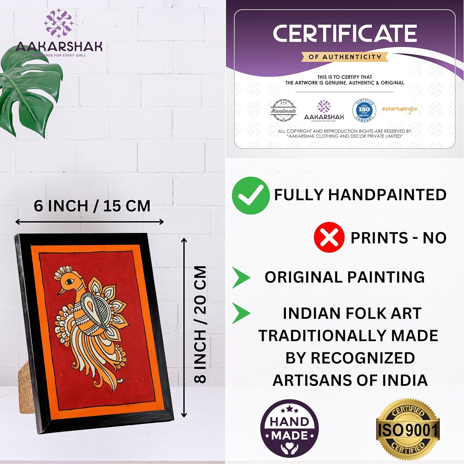 1749112894_AAKARSHAK-Handmade-Kalamkari-Peacock-Painting-–-15x20-CM-Framed-with-Tabletop-Stand-Traditional-Indian-Folk-Art-Wall-Decor-for-Living-Room-Bedroom-Gifting-–-A5-Small-6x8-Inch.jpg