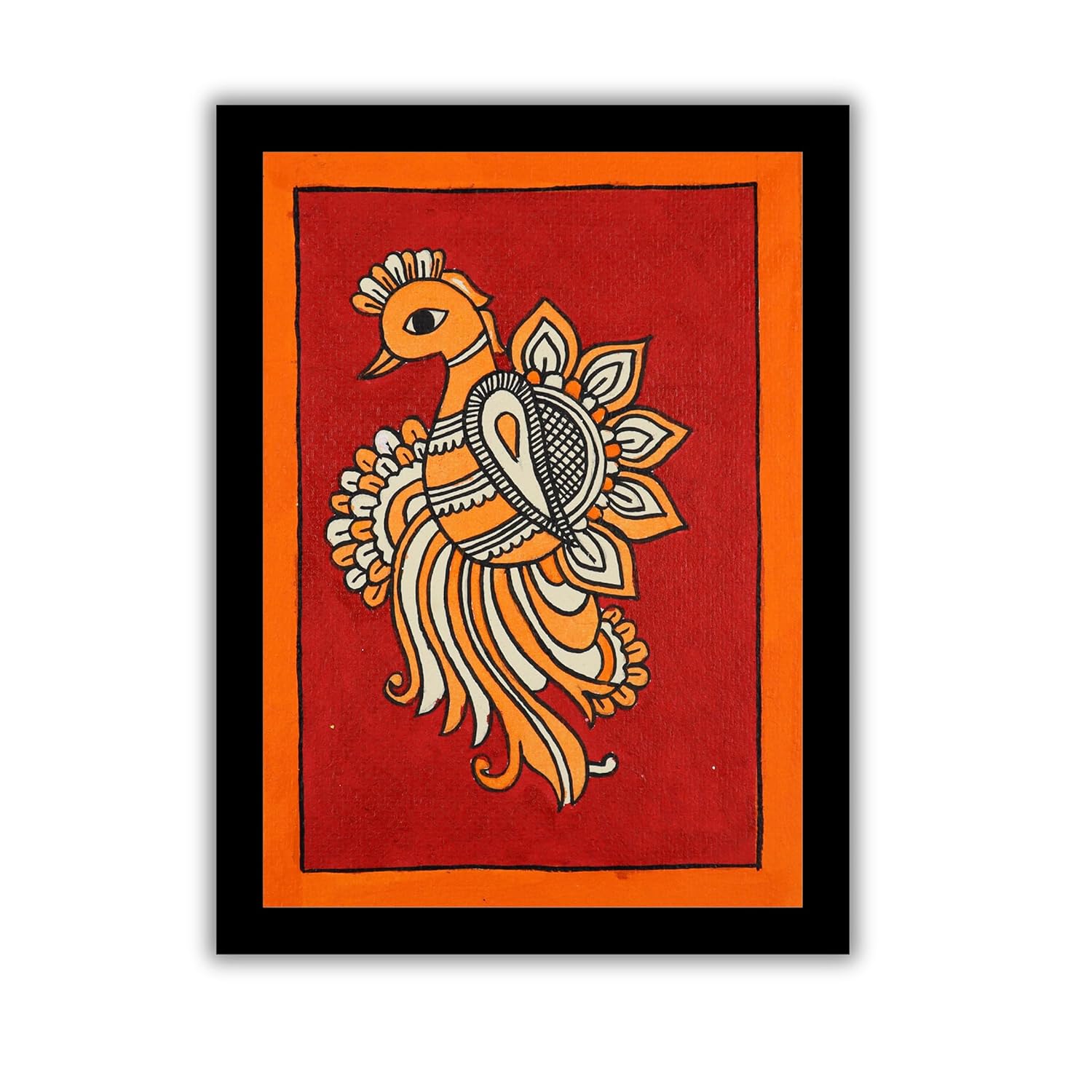 AAKARSHAK-Handmade-Kalamkari-Peacock-Painting-–-15x20-CM-Framed-with-Tabletop-Stand-Traditional-Indian-Folk-Art-Wall-Decor-for-Living-Room-Bedroom-Gifting-–-A5-Small-6x8-Inch.jpg