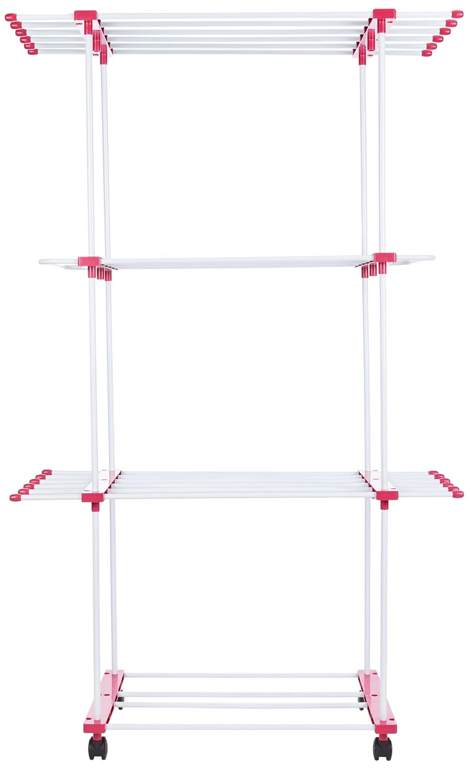 1757596078_Amazon-Brand-Solimo-Plastic-3-Layer-Cloth-Drying-Stand-with-Shoe-Drying-Section-Dimensions-110-46-179-Cm-White-and-Pink.jpg