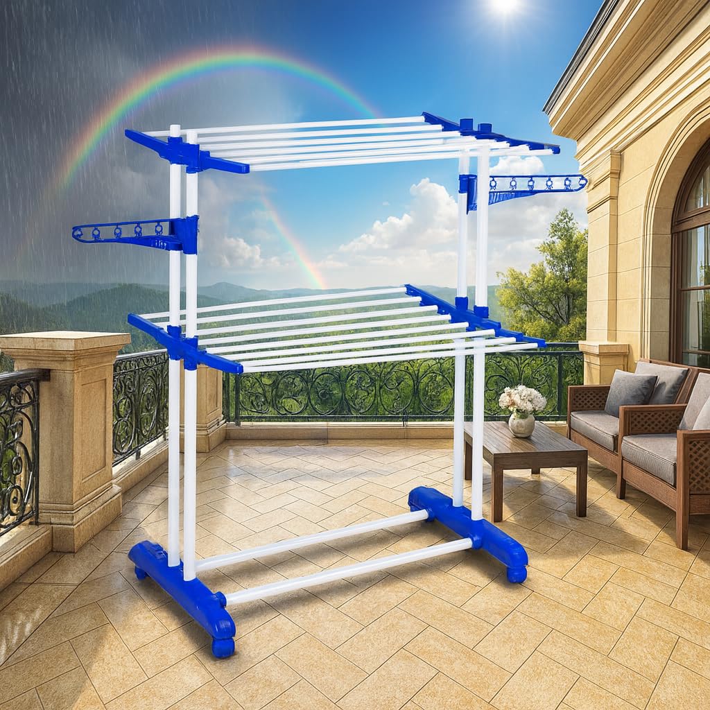 1760383649_PARASNATH-Steel-Mini-Poll-Clothes-Drying-Stand-With-Breaking-Wheel-System-Alloy-Steel.jpg