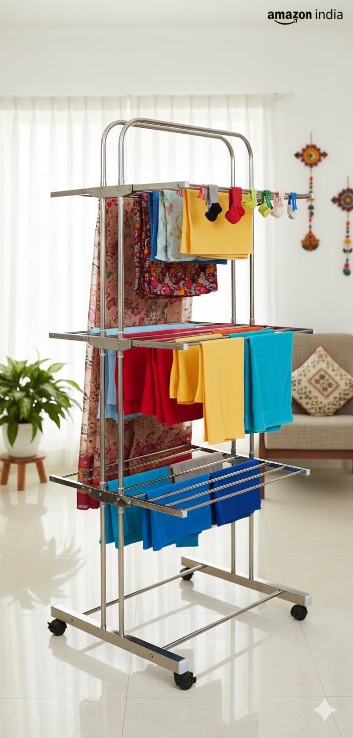 1764646821_RAJA-Orchid-Stainless-Steel-3-Tier-Movable-Laundry-Clothes-Drying-Rack-Cloth-Drying-Stand-with-Wheels-for-Balcony-Indoor-Outdoor-Use-Stainless-Steel.jpg