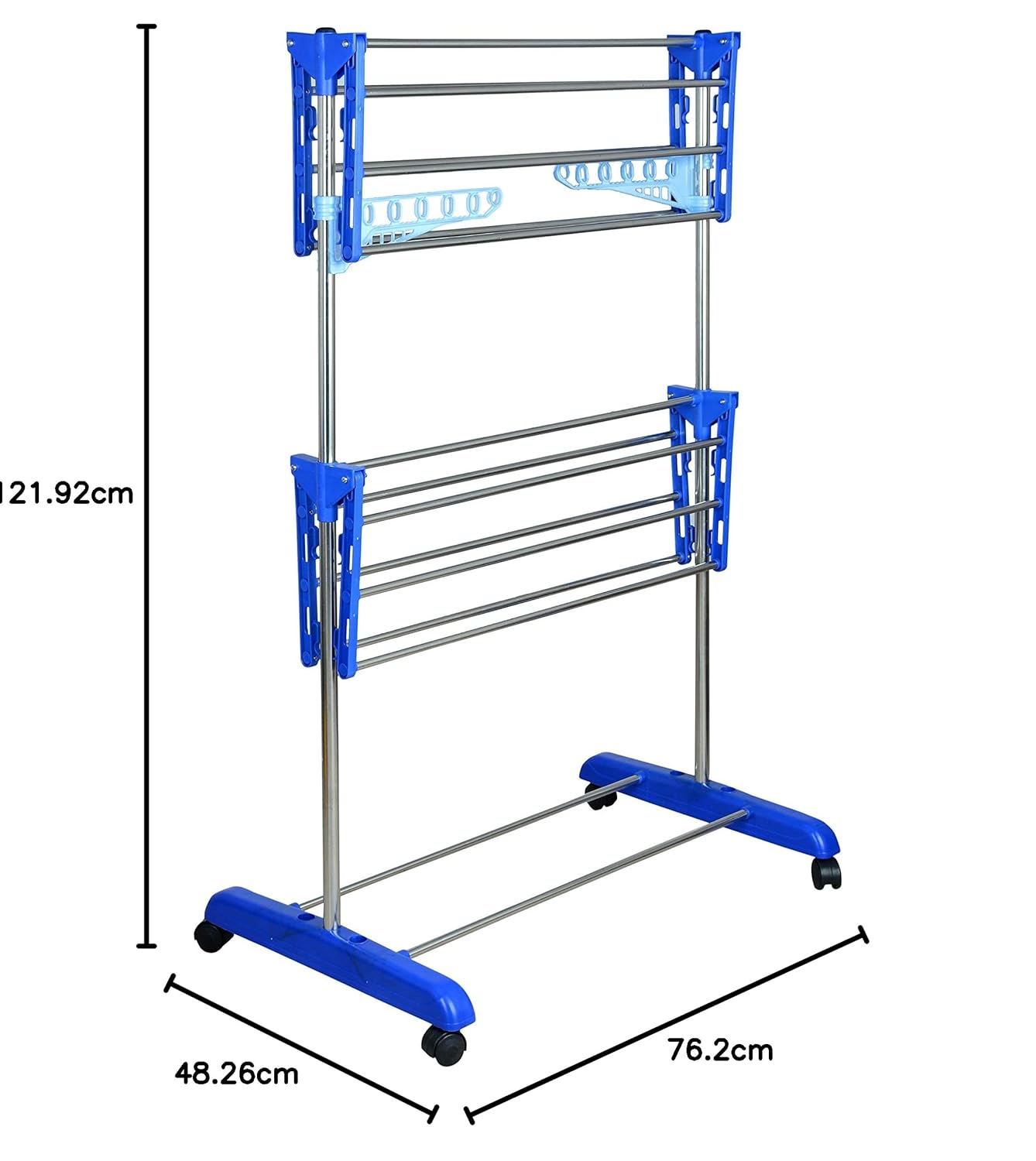 1771635619_Mega-Clothing-Stand-Stylish-Garment-Stand-Hanging-Rack-Clothes-Hanger-for-Balcony-Bedroom-2-Tier-Folding-Clothes-Rail-Clothes-Horses-Drying-Rack-Royal-Blue.jpg