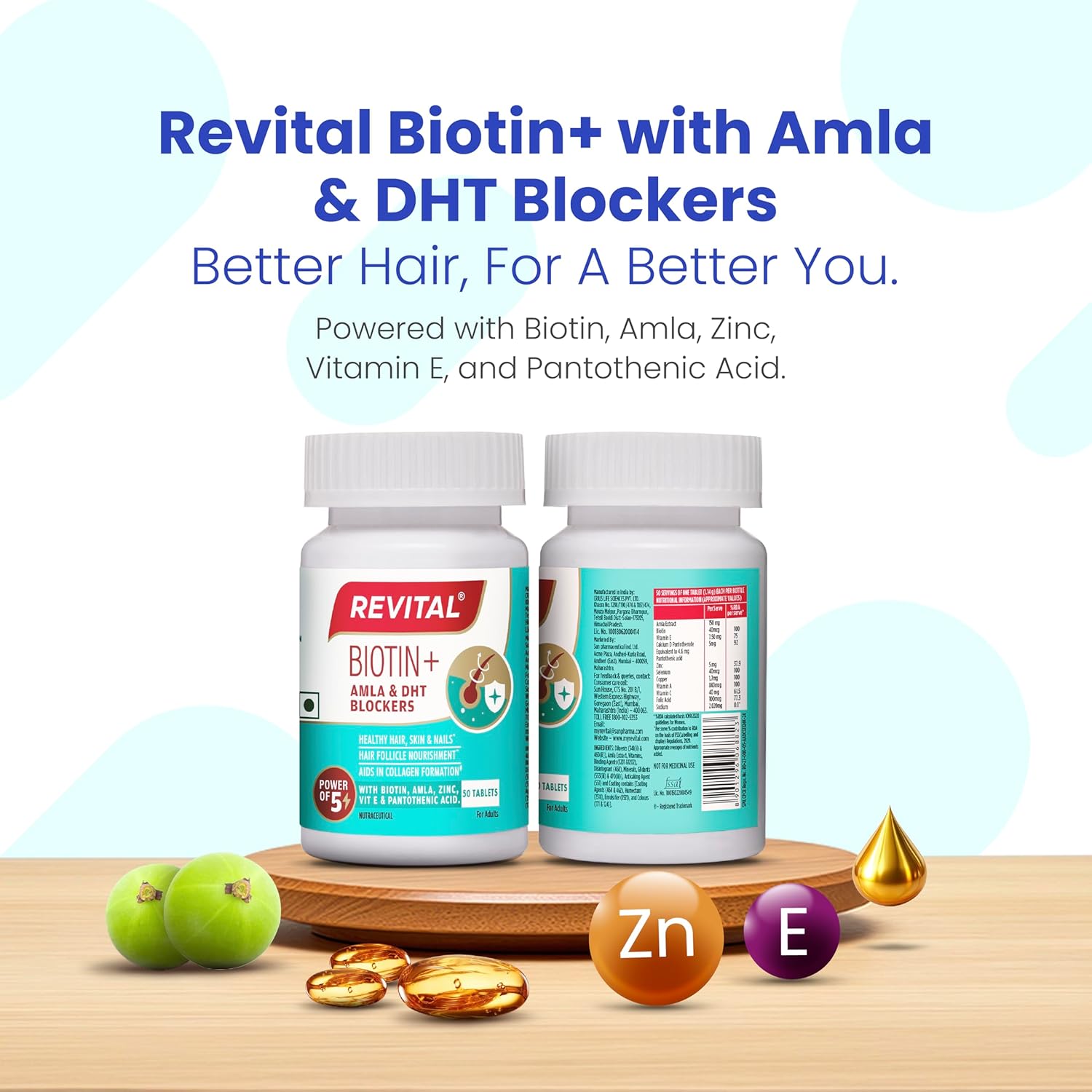 1771751710_Revital-Biotin-with-Amla-and-DHT-Blockers-for-Hair-Growth-Biotin-Amla-Zinc-Vitamin-E-Pantothenic-Acid-Supports-Hair-Strength-Skin-Health-50-tablets.jpg