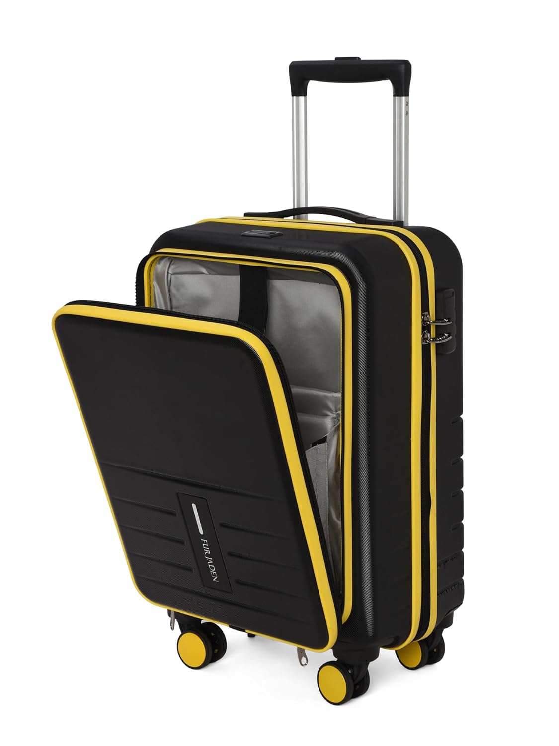 FUR-JADEN-20-Inch-Polycarbonate-Cabin-Trolley-Suitcase-with-16-Inch-Laptop-Compartment-Hardsided-55CM-Cabin-Luggage-with-Glide-Tech-8-Wheels-USB-Port-and-Combination-Lock-Black.jpg