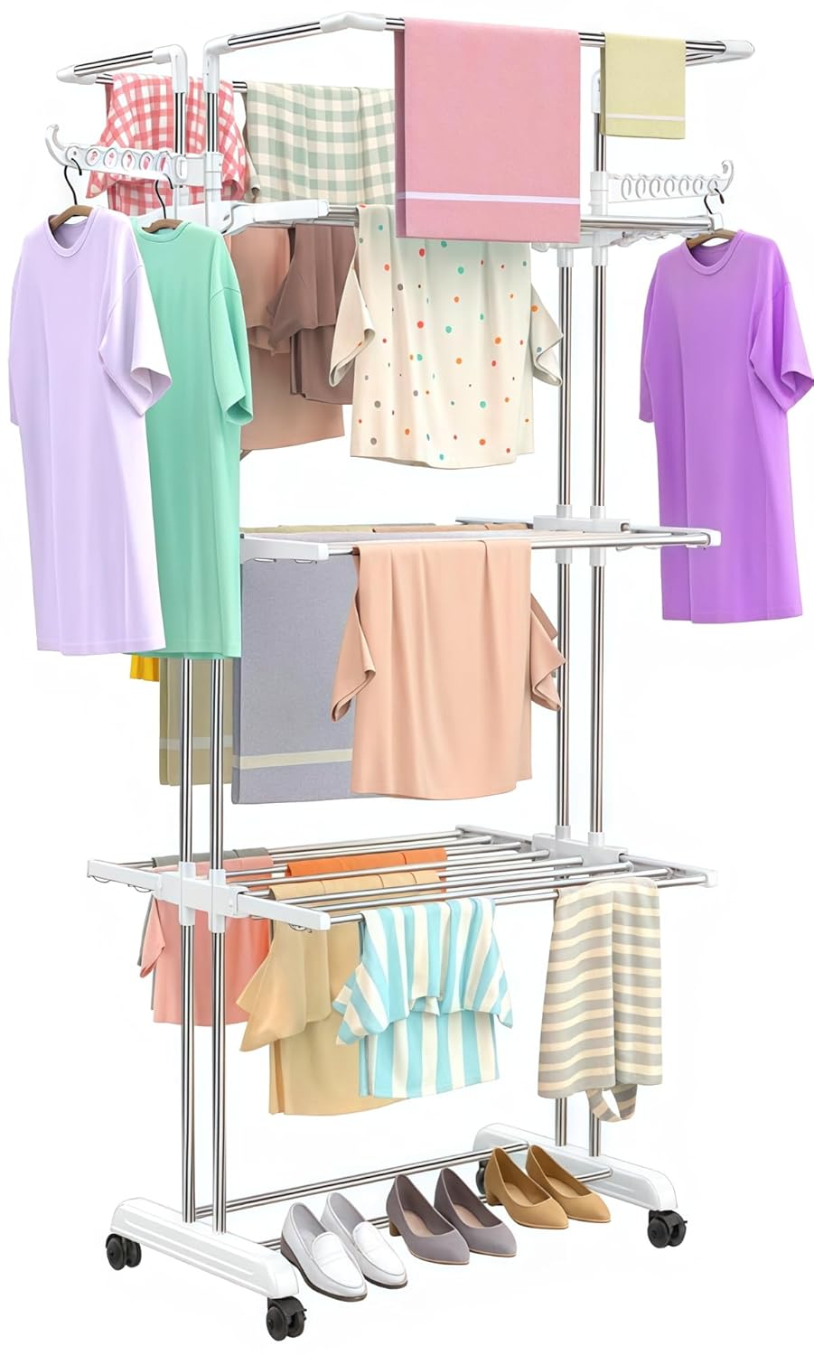 H-Houseware-Foldable-Cloth-Drying-Stand-Stainless-Steel-4-Tier-Heavy-Duty-Clothes-Dryer-for-Balcony-Indoor-Outdoor-Use-with-Wheels-Hanger-Slots-Rust-Proof-Laundry-RackJumbo-White.jpg