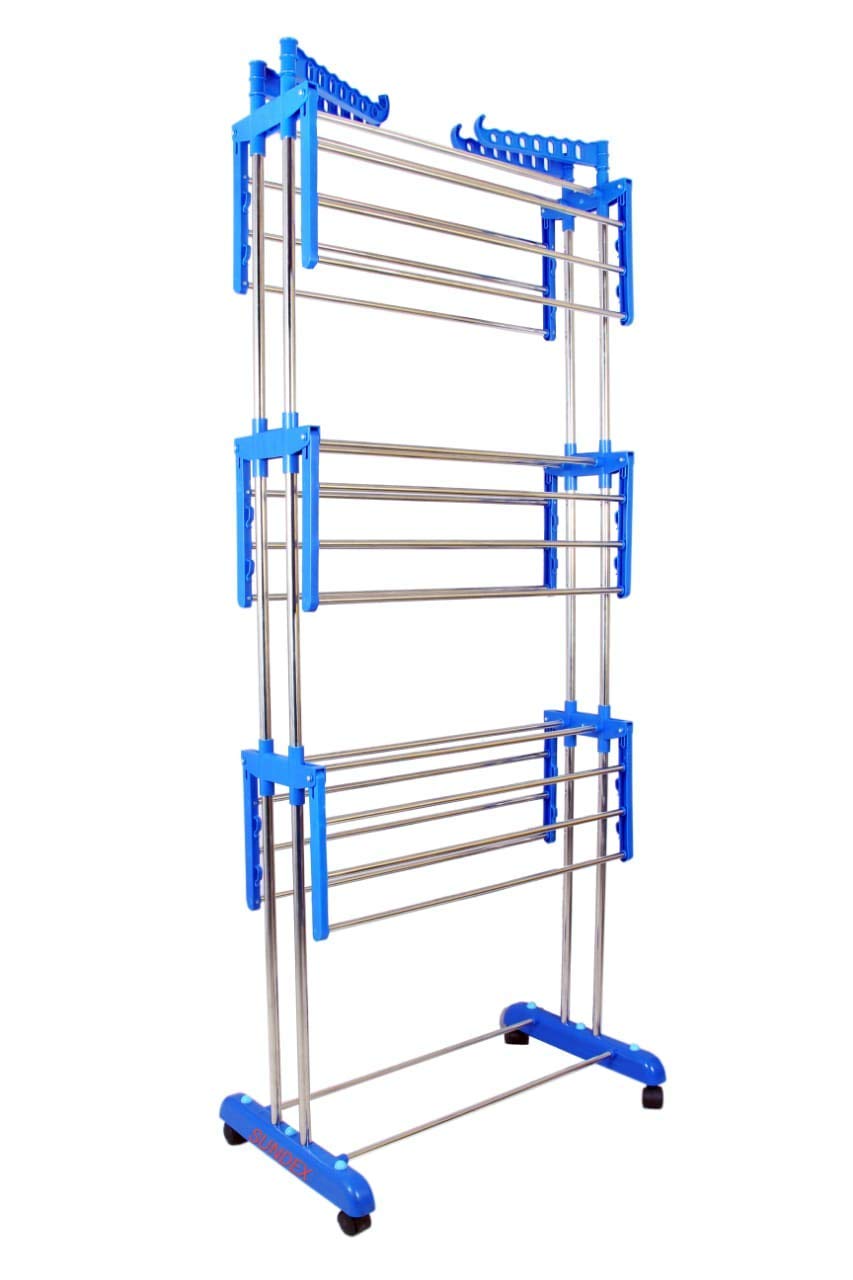 1776174521_Cloth-Drying-Stand3-Layer-Blue-Colour-Steel-Clothes-Drying-Stand-Stainless-Steel-Pipe-3-Layer.jpg