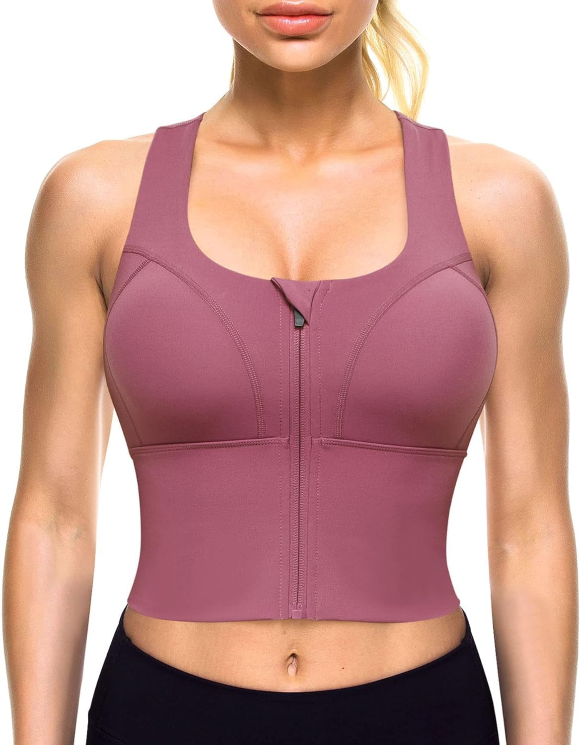 GLAMORAS-Women-Polyester-Spandex-Medium-Impact-Front-Zip-Sports-Bra-Longline-Fitness-Criss-Cross-Back-Crop-Tops-Tank-Gym-Yoga-Workout-Size-M-2XL.jpg