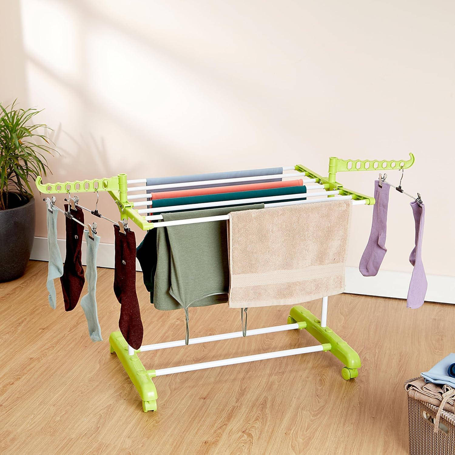 Amazon-Brand-Solimo-Premium-Mild-Steel-Double-Support-Cloth-Drying-Rack-Foldable-and-Movable-Lightweight-White-Green.jpg