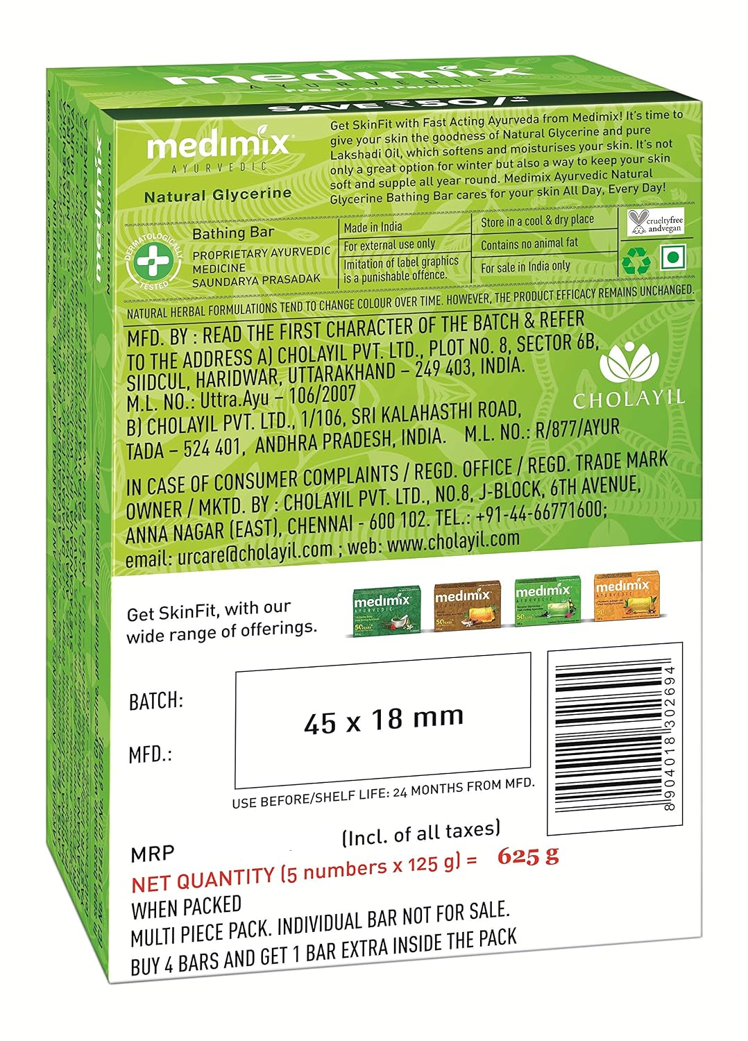 1782043210_Medimix-Ayurvedic-Glycerine-Soap-125g-Pack-Of-5-and-Mysore-Sandal-Soap450g-150x3-Pack-Of-3.jpg